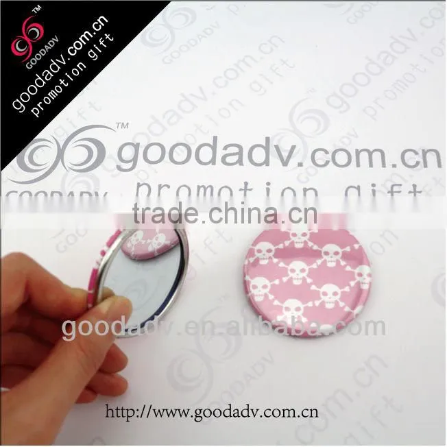 factory manufacture High quality round small tin mirrors