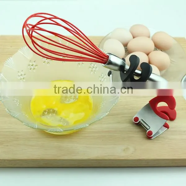 Wonderful Hand Held Egg Beater And Pot Clip Kitchenware Set