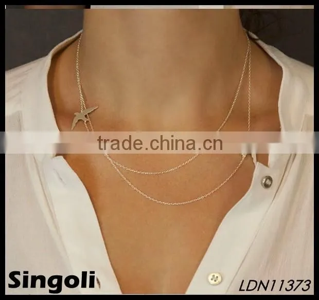 Tiny Horsehoe Necklace Delicate Chain in 14k Gold Fill, Rose Gold Fill Dainty Horseshoe Necklace