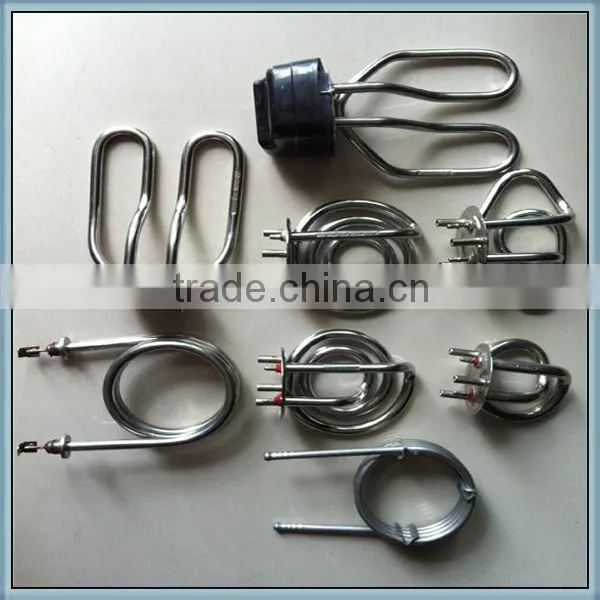 Stainless steel tubular heating element for water heater