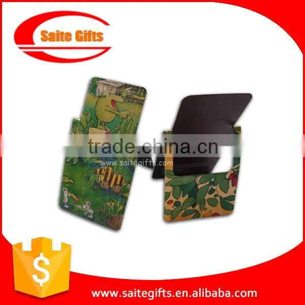 Paper bookmark with cartoon design