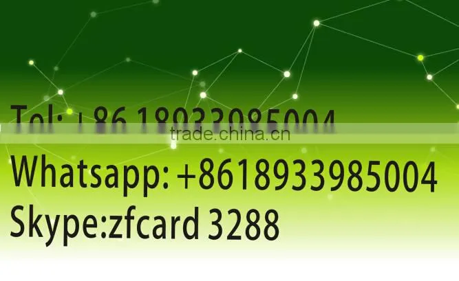 barcode card and package sample on sale from Guangzhou factory