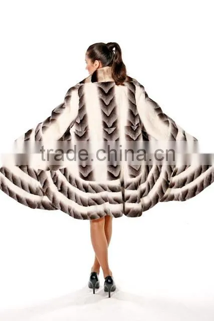 hot sell rex rabbit fur coat