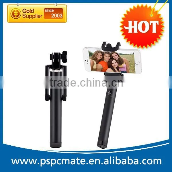 With wireless bluetooth shutter botton bluetooth selfie stick