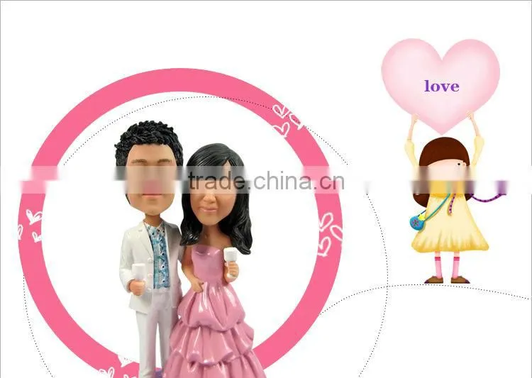 7" couple cake topper figurines