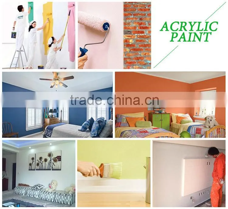 Emulsion paint for exterior wall coating