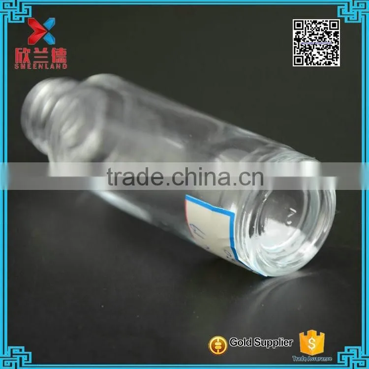 30ml cylinder glass medicine bottle/high quality empty pill bottles