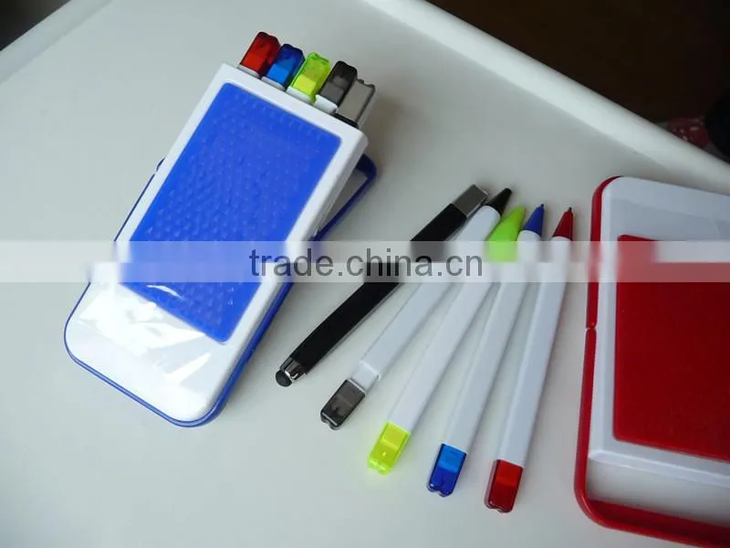 New design plastic mobile phone holder pen gift set