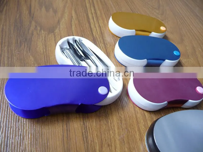 New design cute and colorful manicure pedicure set