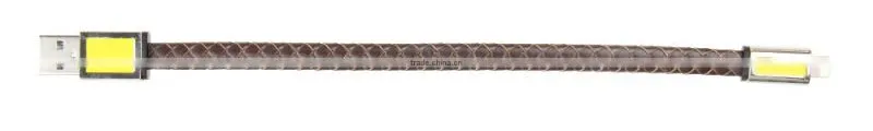 Save 20% MFI Certified Charge & Sync Flat Bonded Leather Cable with high quality