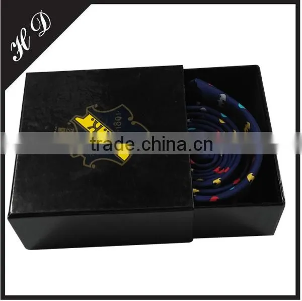Cheap Black Necktie Gift Drawer Box