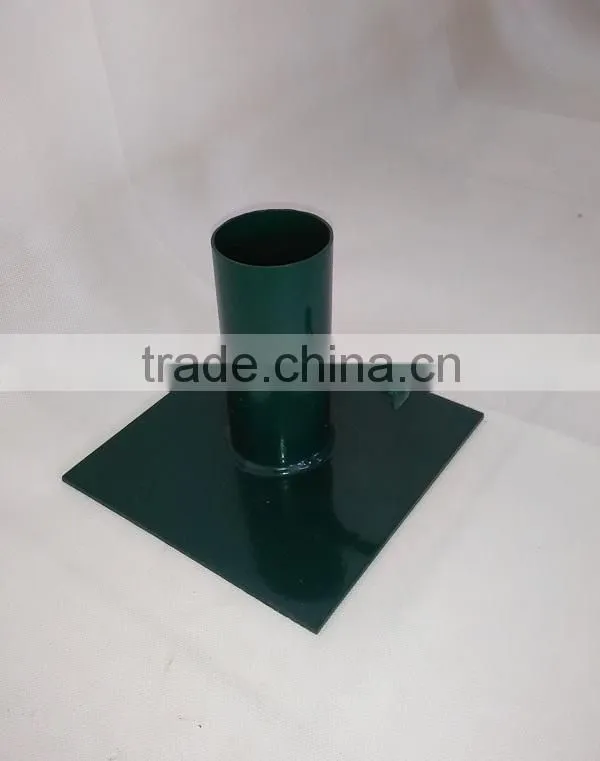 Carbon steel Bolt Down Post Supportground screw pole anchor