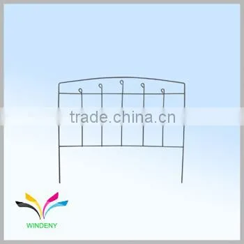 Garden decoration modern sturdy cheap portable welded garden metal fence