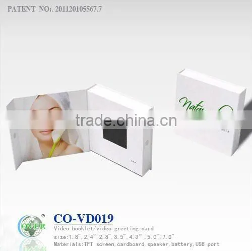 custom LCD video greeting card with USB,Video message card,invitation lcd video greeting card,Video Ad cardvideo player