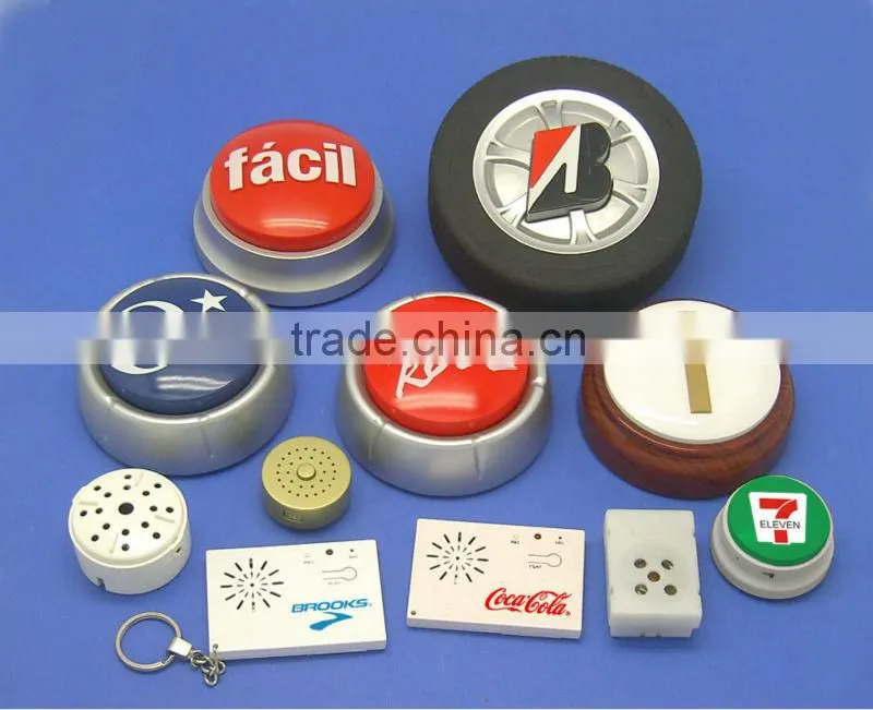 Video music box/squeeze box/recordable button/USB port/Flashing