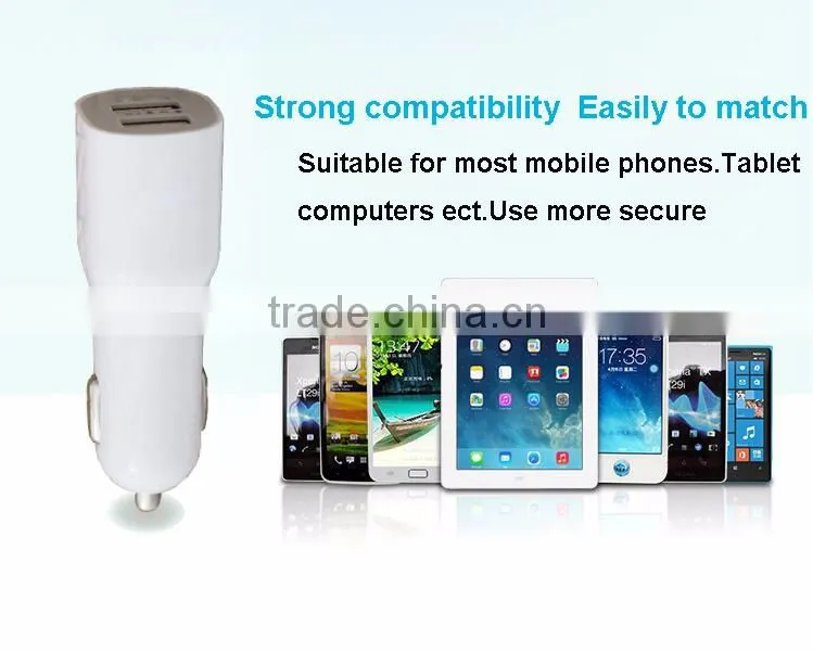 Super Dual portable Quick Car Phone charger Travel Charger Rapid Car Charger Auto Adapter Mobile phones accessories