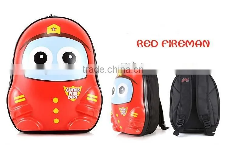 fashion cartoon kids hard shell backpack
