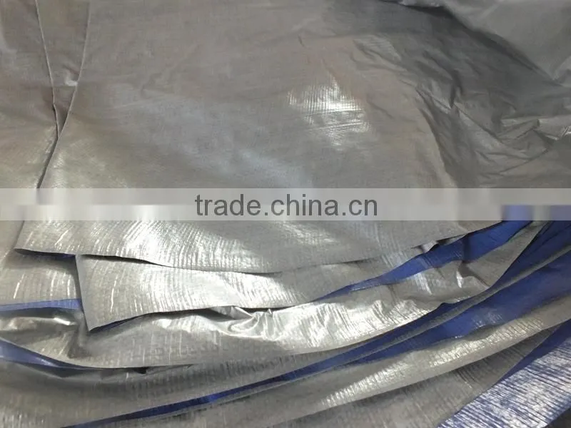 factory direct fabric tarp PP sliver/blue triangle plastic rope waterproof anti-aging antioxidant manufacture directly hot sell