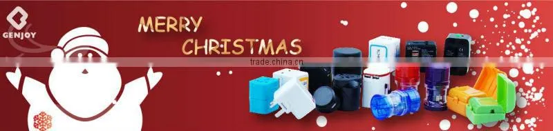All -in -one christmas gifts 2016 Universal AC Travel Adapter waterproof worldwide charger power adapter