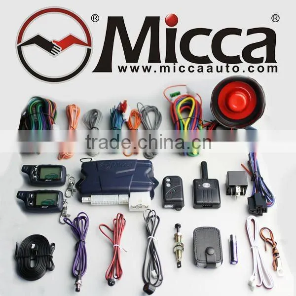 Two way Security & Remote Start, FM LCD two way car alarm system with remote engine starter(TW206)