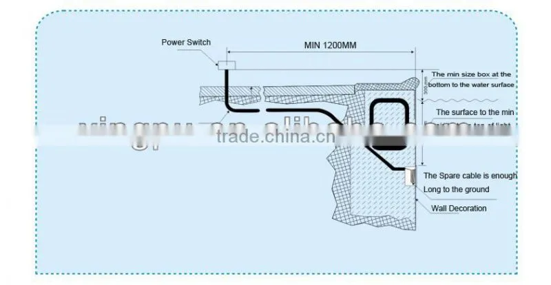 led swimming pool light,light pool dmx rgb IP68