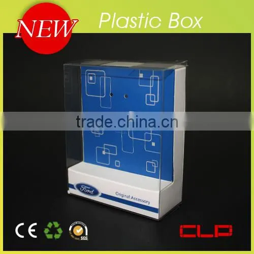 Customized transparent clear plastic box for gift package