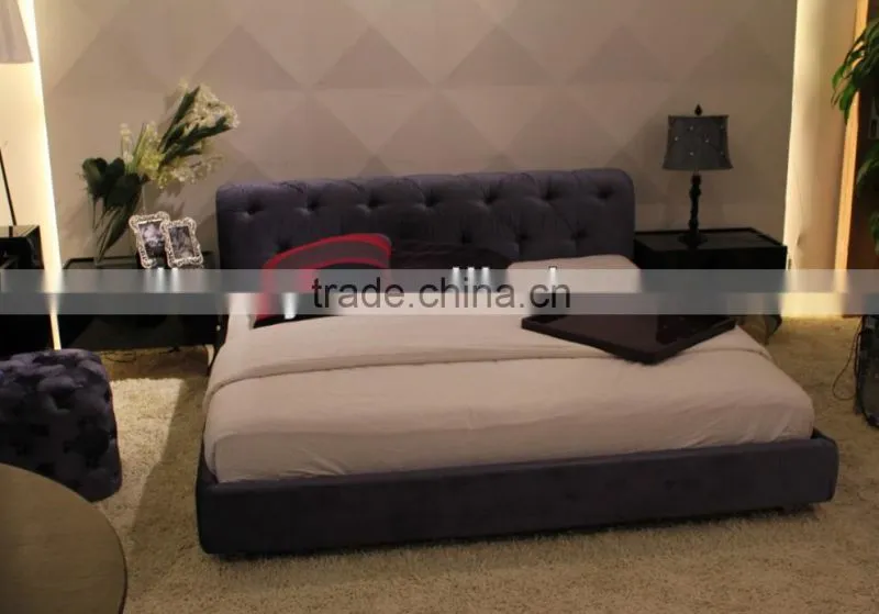 Divany leather bed (LS-408)