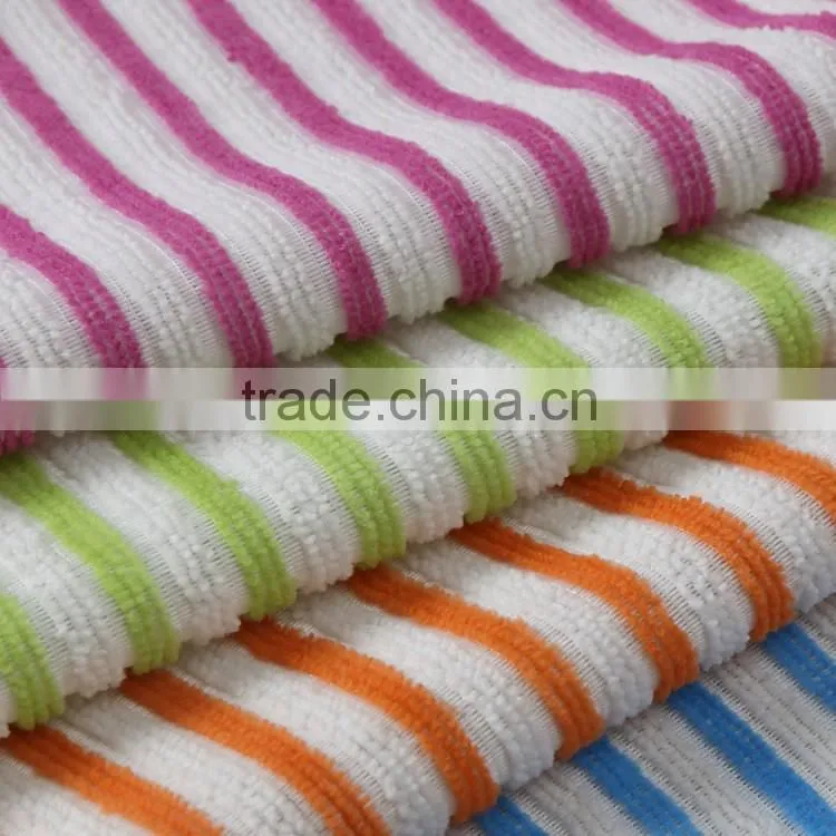 Organic Polyester Dyed Towel Fabric for Hotel Towel