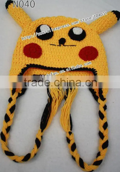 hello hot sale crochet kitty hat baby kitty hat