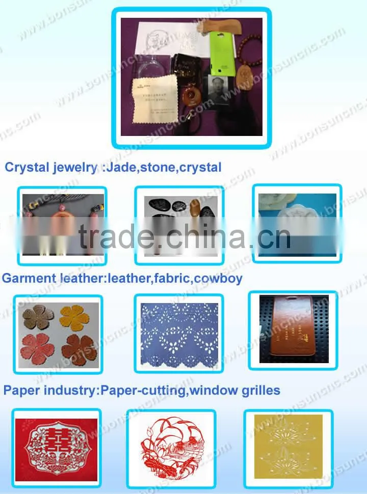 2015 hot sale high precision BS 4060 3d crystal laser engraving machine price is good