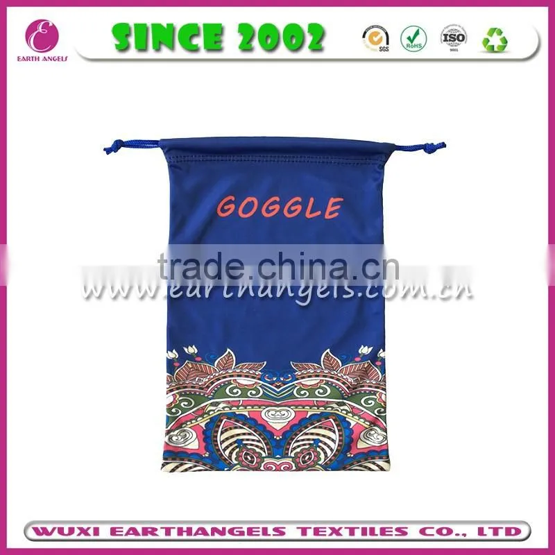 headphone microfiber cloth bag, printed pouch