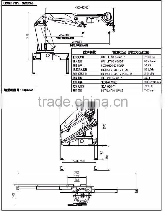Used Mini Original 25 ton truck crane
