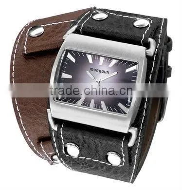 2013 Fashion big leather watch straps