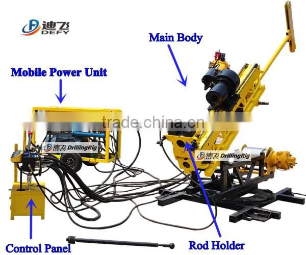 DFU-M56-1 full hydraulic small tunel drill rig for sale