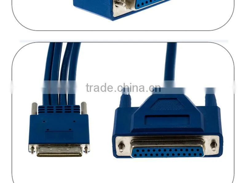 10FT CAB-HD4-232FC for Cisco High Density RS-232 Splitter Cable
