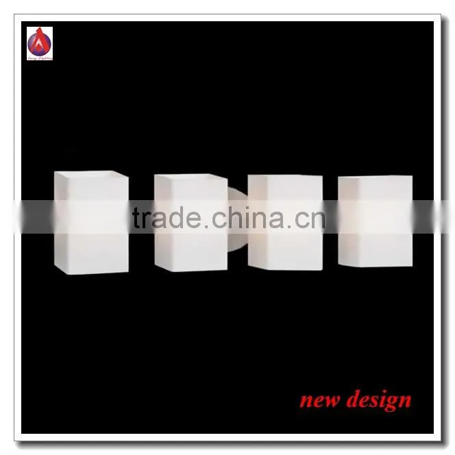 Zhongshan wall light fittings with glass shade and metal in satin nickel backplate