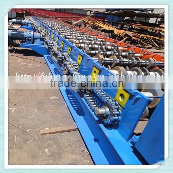 720 Metal Deck Sheet Trapezoid Profile Roll Forming Making Machine for Sale