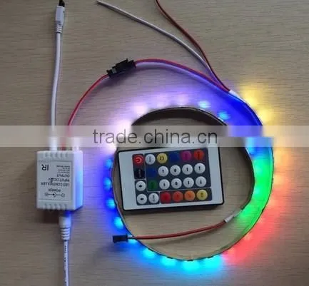 Support WS2811, LPD6803 Dream- Color 24 Keys IR LED Controller