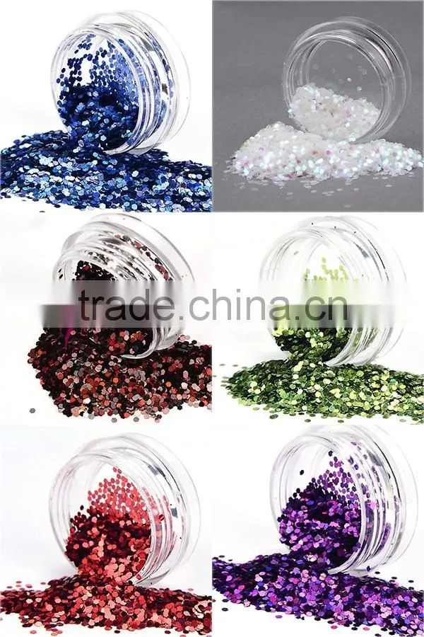 Laser nail art glitter/nail art decoration