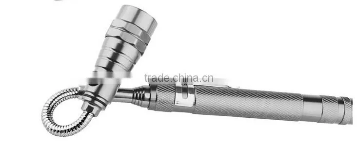 A-OK Factory Wholesale Used Flexible Pick up 3 led Flashlight with Telescoping Magnet