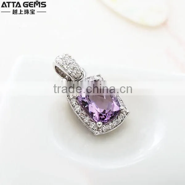 Pendant for best frined S925 platinum plating silver pendant