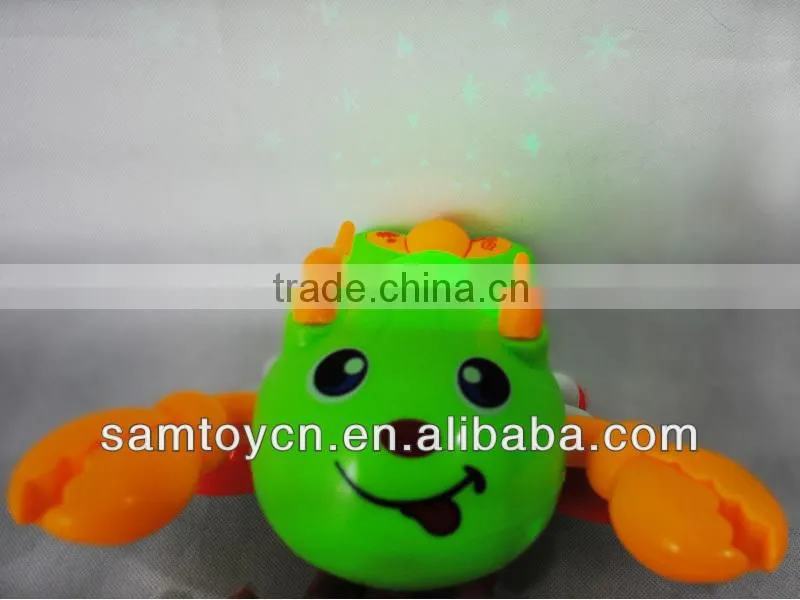 BO crayfish shaped kids projector toys with light&music