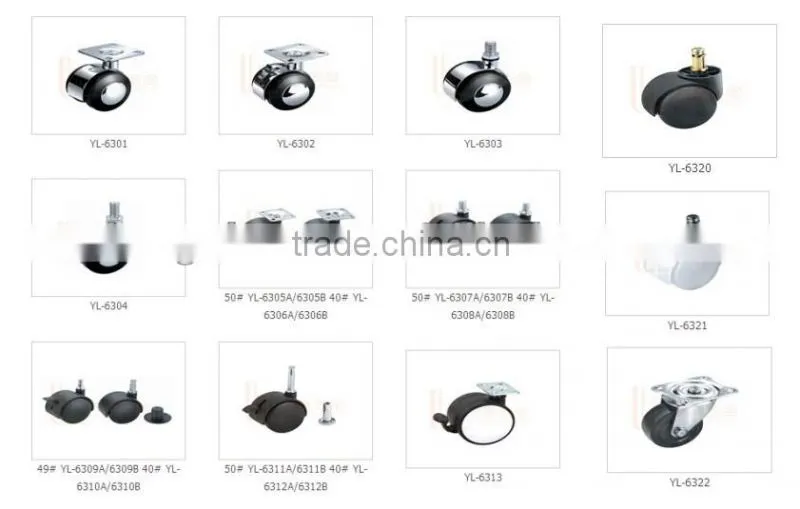 Wholesale transparent locking caster wheel