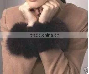 Hot selling fox fur cuffs