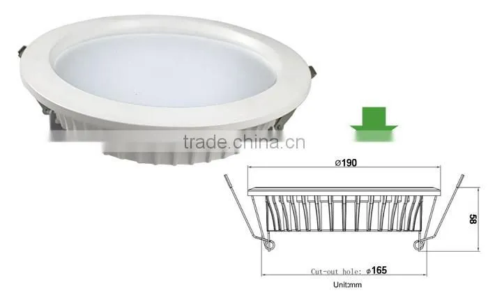 Nice appearance 18W LED ceiling light Round led downlight