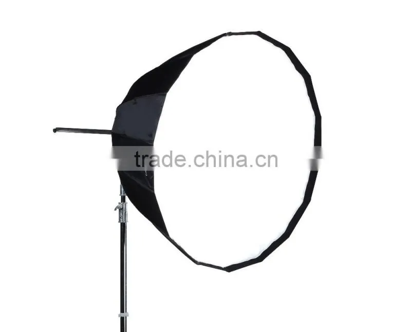 CONONMARK 120CM parabolic Softbox for studio flash with mount comet