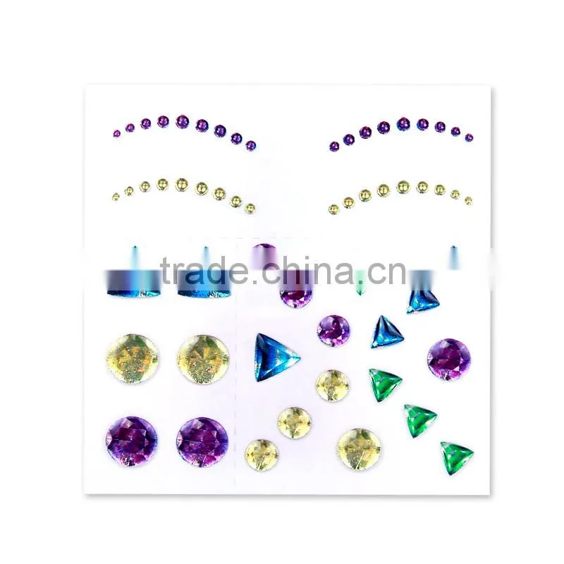 Indian Forehead Bindi Sticker Bollywood Bindi Sticker Self Adhesive Body Tattoo Gift For Women