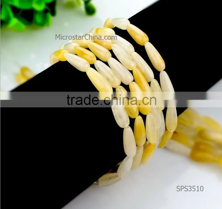wholesale 2016 new fashion DIY waterdrop 6*9mm string turquoise beads for jewelry making