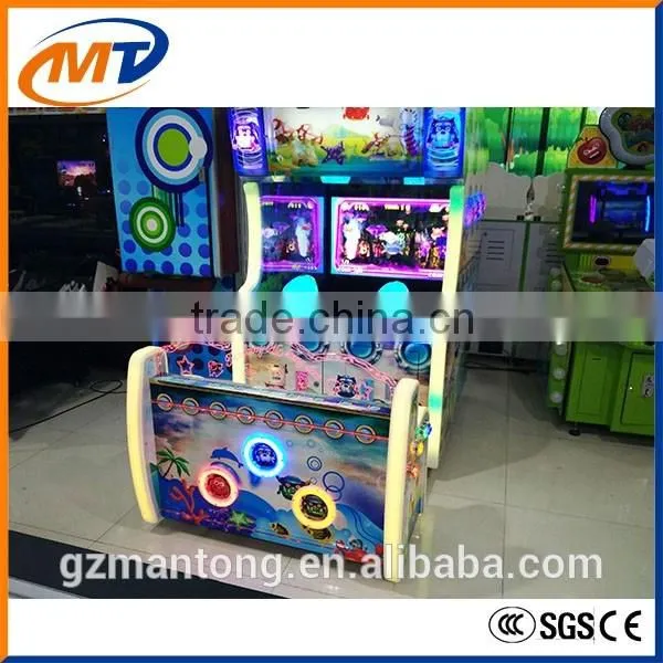 Exciting Electric Coin Operated Water Gun Shooting amusement Game Machine/ video game machine arcade machine for hot sale