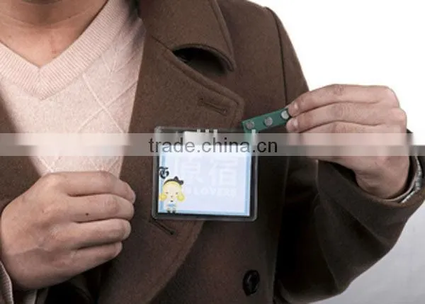 blank magnetic name badge